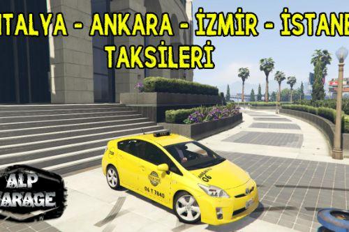 Toyata Prius Taksi (Ankara - İstanbul - İzmir - Antalya)
